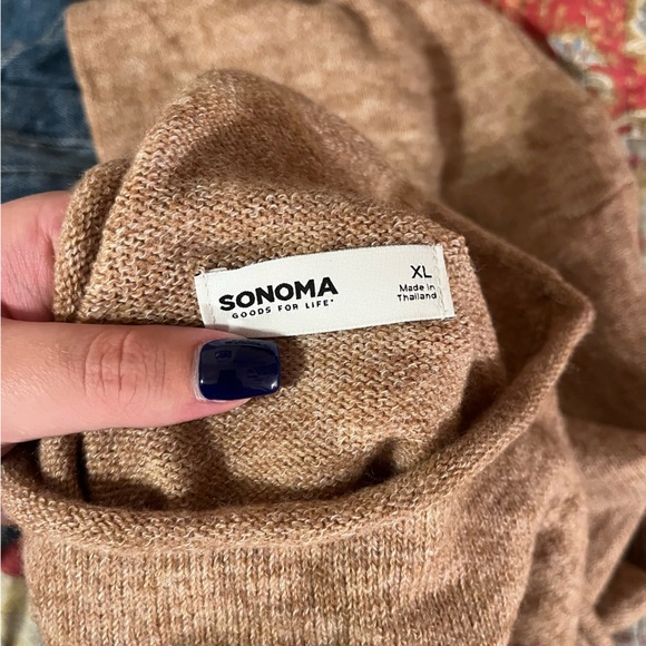 Sonoma Tan Drop Sleeve Sweater - Picture 5 of 6